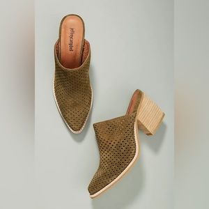 Jeffrey Campbell Favela Perforated Heeled Mule